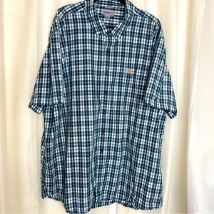 Carhartt Casual Button Down Plaid Mens Shirt